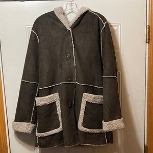 Dylan by True Grit Women's Brown‎ Coat XL NWT